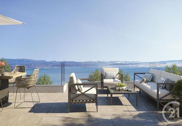 appartement à vendre 4 pièces - 81,82 m2 EVIAN LES BAINS - 74