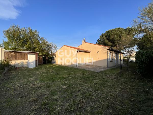 Maison Villeneuve Tolosane T4 de plain-pied de 85 m2 sur une parcelle d'environ 527 m2
