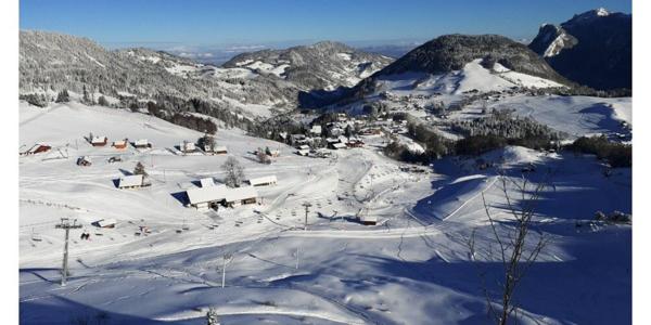 Appartement au premier étage avec balcon Expo Sud - Plateau brut - Hirmentaz Bellevaux