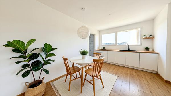 Appartement au premier étage avec balcon Expo Sud - Plateau brut - Hirmentaz Bellevaux