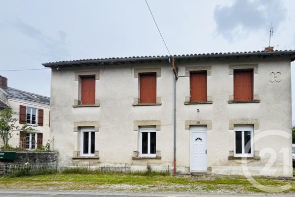 Maison à vendre  2 pièces - 90,19 m 2   PEYRAT DE BELLAC  - 87