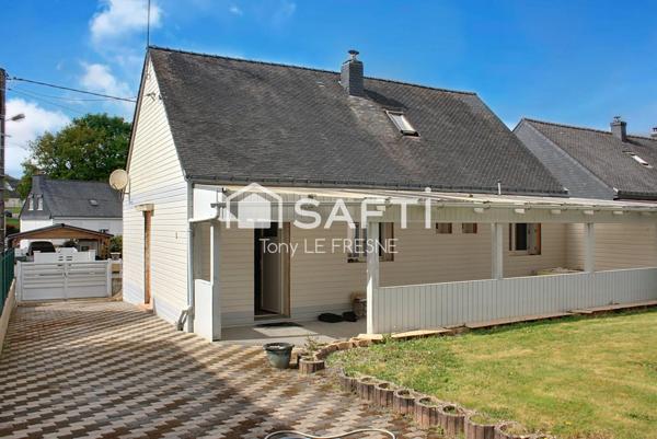 Belle maison avec ses 3 chambres et son beau terrain cloturé
