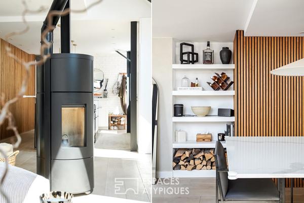 Loft rénové en dernier étage