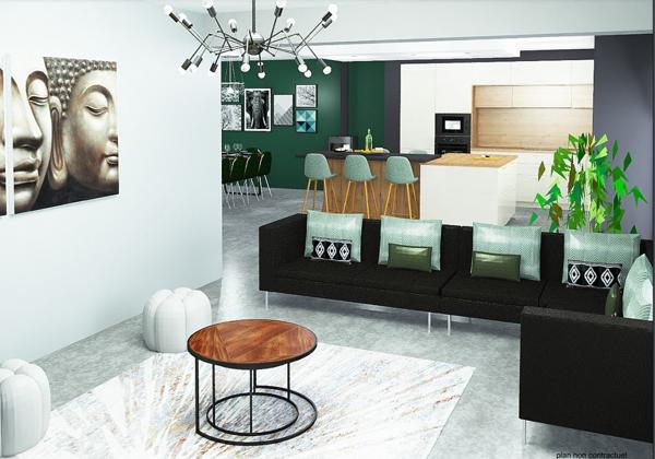 Appartement  4 pièce(s) 85.10 m2 avec Parking, plage à 100m