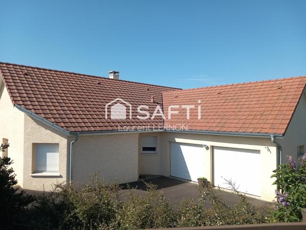 MAISON PLAIN PIED 96 m² SUR 824 m², CLOS ET ARBORE