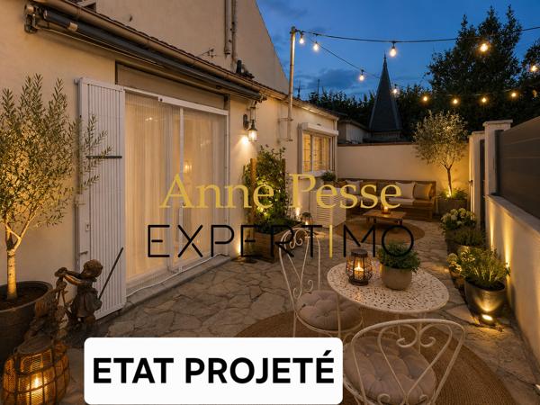 Maison rénovée avec cour et climatisation
