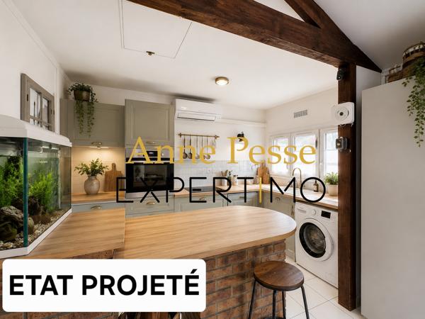 Maison rénovée avec cour et climatisation