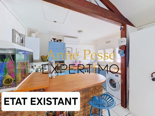 Maison rénovée avec cour et climatisation