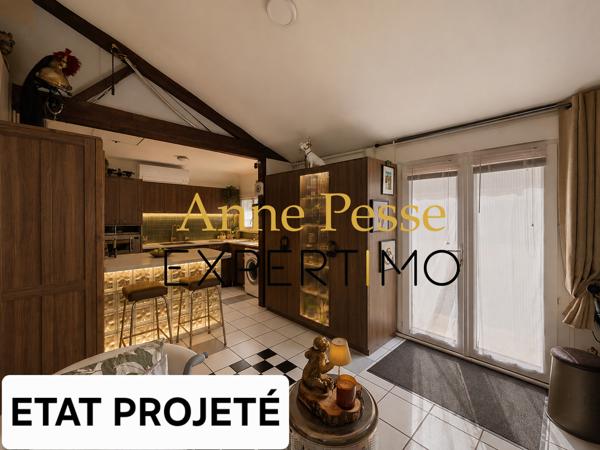 Maison rénovée avec cour et climatisation