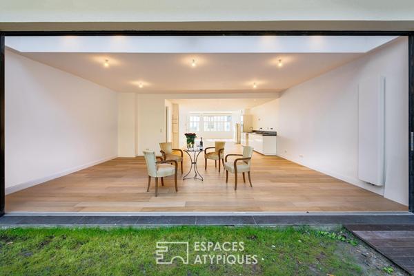 Duplex contemporain avec jardin