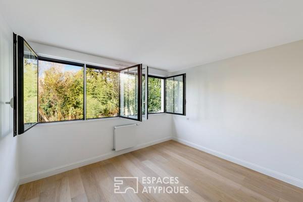 Duplex contemporain avec jardin