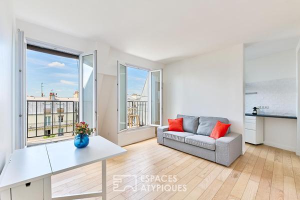 Dernier étage avec balconnets – Quartier Charonne