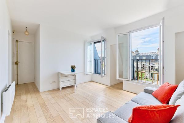 Dernier étage avec balconnets – Quartier Charonne