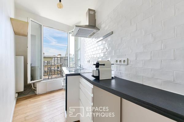 Dernier étage avec balconnets – Quartier Charonne