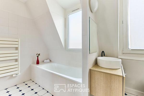 Dernier étage avec balconnets – Quartier Charonne