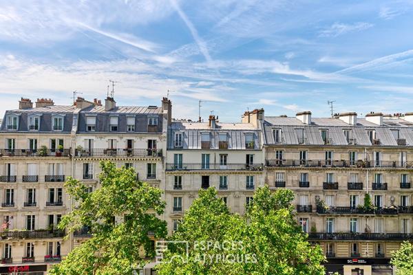 Dernier étage avec balconnets – Quartier Charonne