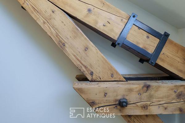 Loft sous les toits et sa terrasse privative quartier Saint-Pierre