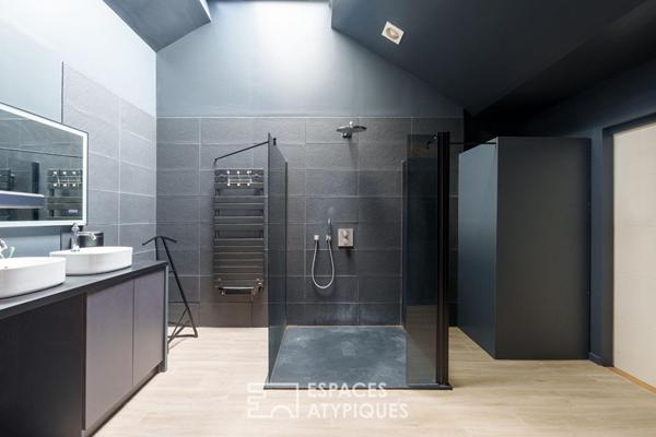 Loft sous les toits et sa terrasse privative quartier Saint-Pierre