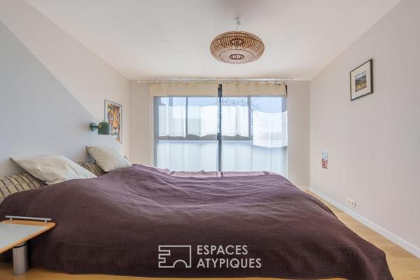 Loft sous les toits et sa terrasse privative quartier Saint-Pierre