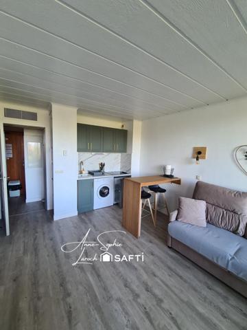 LIBRE DE BAIL + REFAIT+ CLIMATISÉ+  VENDU MEUBLÉ