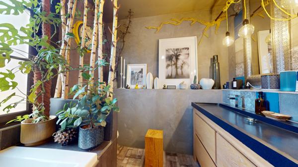 Cinq-Mars-la-Pile (37130) Maison de ville avec jardin intimiste