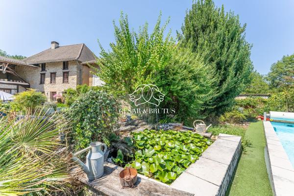 Exclusivité – Maison 7 pièces de 218 m² – Maubec – Demeure d’histoire et piscine