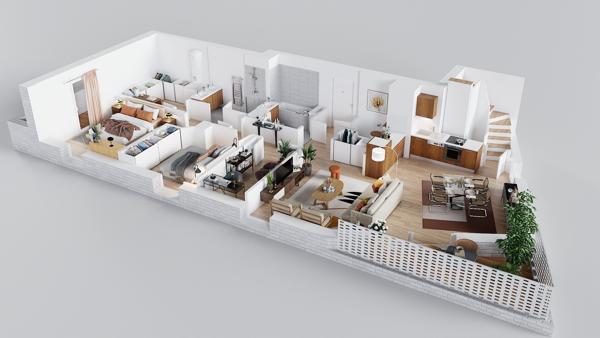 Côte Pavée - T4 neuf - Dernier étage - Vue Pyrénées - Rooftop de 60 m² - 2 parkings - Toulouse - Cote Pavee - Limayrac - Ayga (31500)