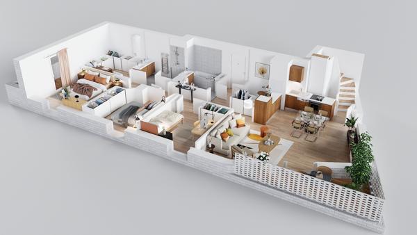 Côte Pavée - T4 neuf - Dernier étage - Vue Pyrénées - Rooftop de 60 m² - 2 parkings - Toulouse - Cote Pavee - Limayrac - Ayga (31500)