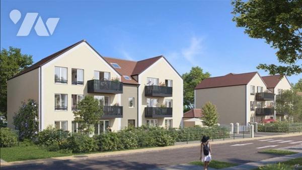 Appartement neuf 48m² – 2 pièces dont 1 chambre -  balcon – 2 parkings