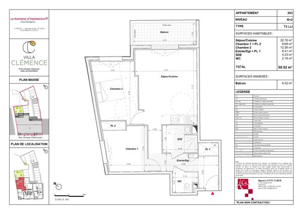 T3 VILLA CLEMENCE – LES SORINIERES