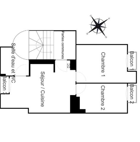 Appartement
         3 pièces
        - 38 m² 146 475 € *