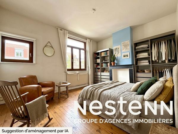 LAMBERSART BOURG MAIRIE : Maison Rénovée 4 chambres et jardin
