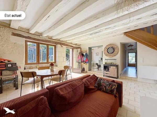 Maison à vendre 296 520 € Chanceaux-sur-Choisille 5 p 127 m² DPE D