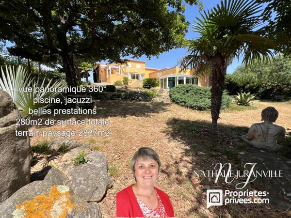 Demeure de prestige avec vue imprenable sur les Albères et la mer