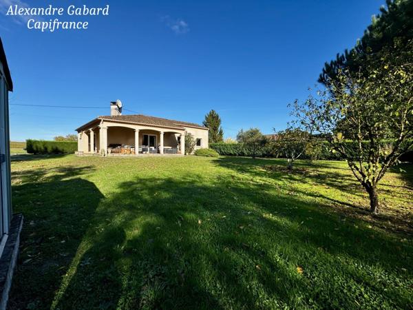 Maison de plain-pied 110 m² habitables - 3 chambres - Jardin