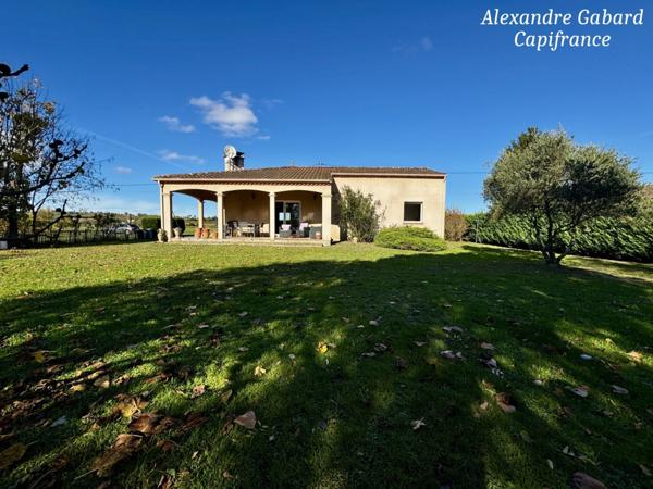 Maison de plain-pied 110 m² habitables - 3 chambres - Jardin