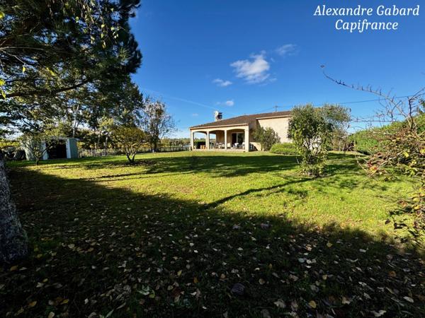 Maison de plain-pied 110 m² habitables - 3 chambres - Jardin