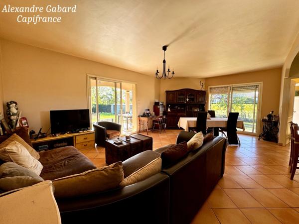 Maison de plain-pied 110 m² habitables - 3 chambres - Jardin