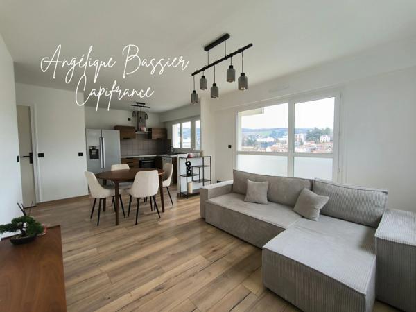 ✨ **À LOUER – T2 MEUBLÉ 47,30 m² – 6ᵉ ÉTAGE AVEC ASCENSEUR – BALCONS – PARKING – SAINT-ÉTIENNE** ✨