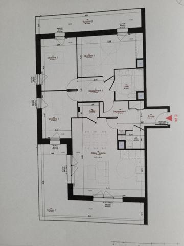 Mouvaux appartement 4 pièces