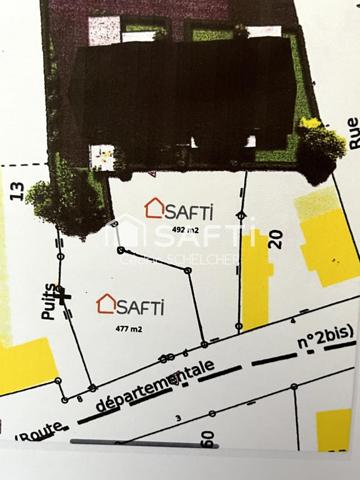 Terrain.s de 492 m²