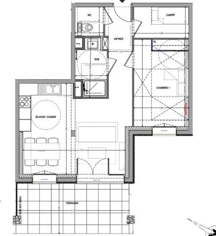 Appartement à vendre 2 pièces 52 m² Huez
