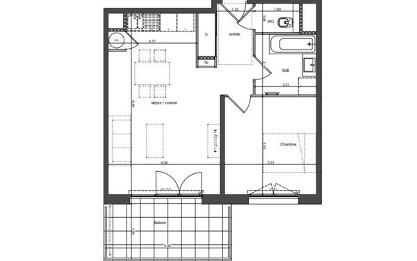 Appartement à vendre    2 pièces •  Thyez