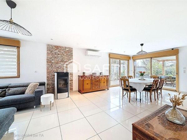 Maison individuelle 4 chbrs - 163 + 40m² - DPE A-A