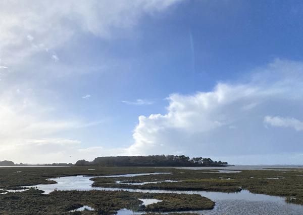 à vendre à Séné Maison avec vue sur le Golfe du Morbihan sous sol complet carport