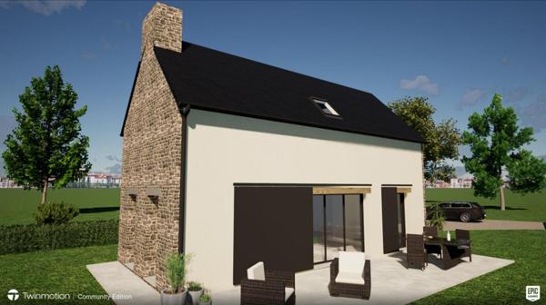 Maison à construire - 3 chambres - Jardin - Saint-Malo