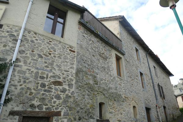 Grande maison rénovée avec atelier ou local commercial, terrasse panoramique et jardin (Mourjou - Puycapel, 15)