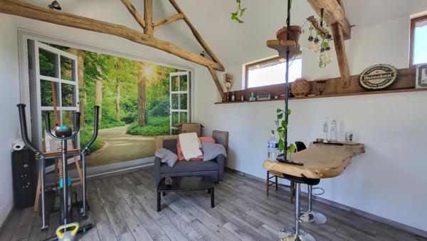 24400 proche Mussidan fermette avec habitation 157 m² et 2 granges parcelle 1ha