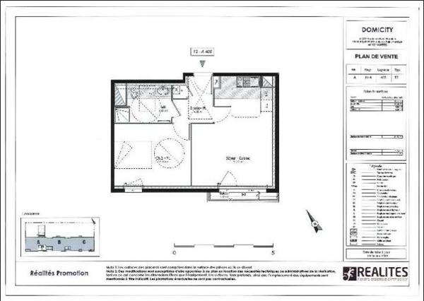 Appartement T2 ,  
Nantes 44000