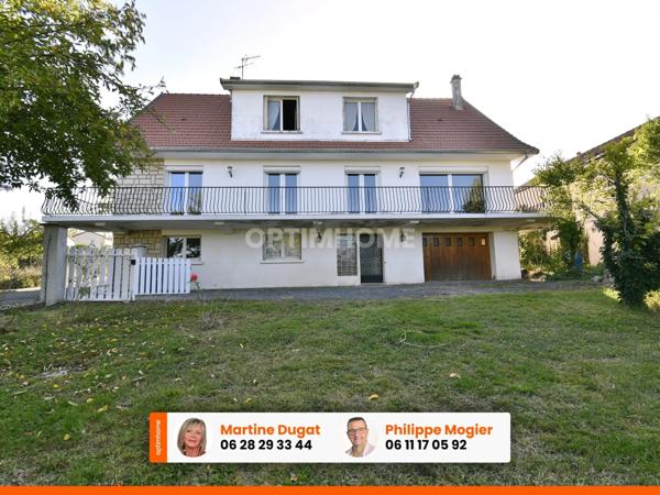 Belle maison familiale, 4 chambres, avec vue dominante à Creuzier-Le-Vieux